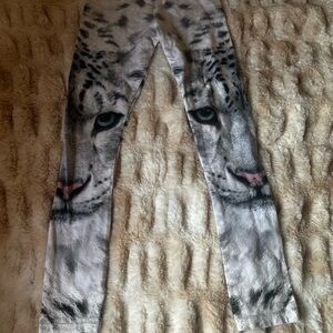 H&M Snow Leopard Print Pants